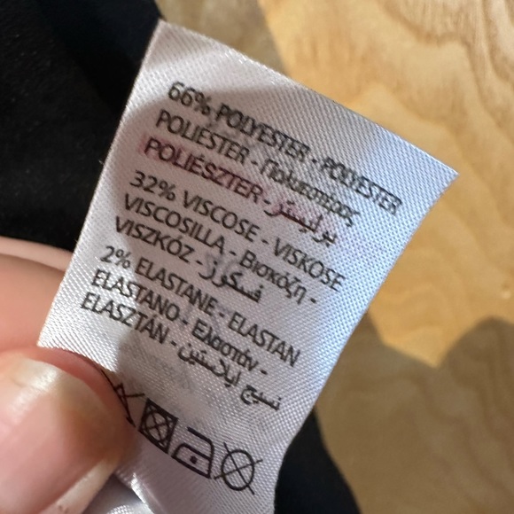 - Black ladies waist coat blazer peacocks used size 12 - Picture 7 of 7